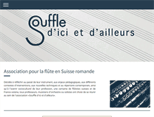 Tablet Screenshot of flute.ch
