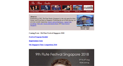 Desktop Screenshot of flute.com.sg